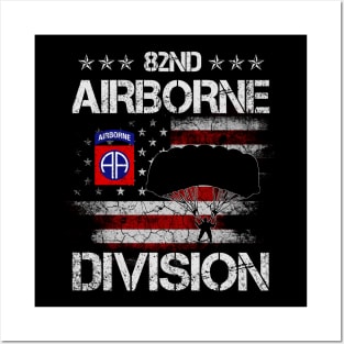 Proud U.S 82nd AIRBORNE Division Veterans Day Posters and Art